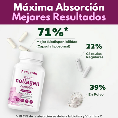 Active Life® Multi Colágeno en Cápsulas