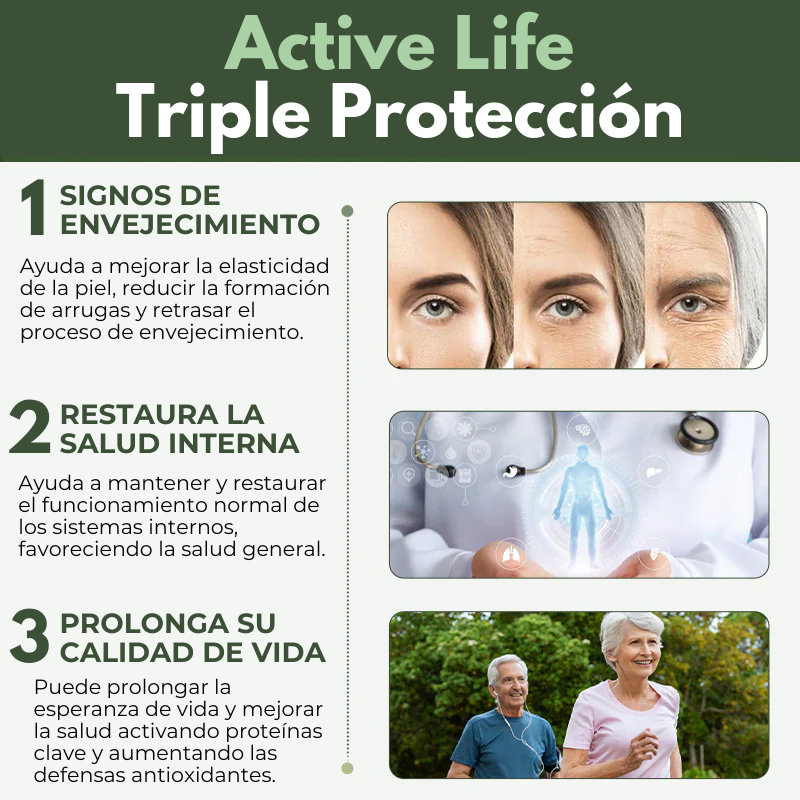 ActiveLife® NAD+ de Alta Pureza Anti-Envejecimiento