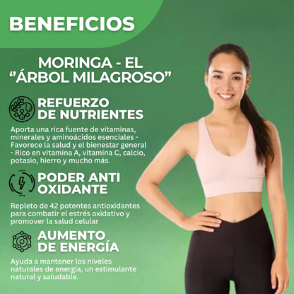 ActiveLife® Moringa Anti-Envejecimiento en Cápsulas